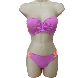 Victoria’s Secret Braided Strapless Bikini- Size 34D/Medium